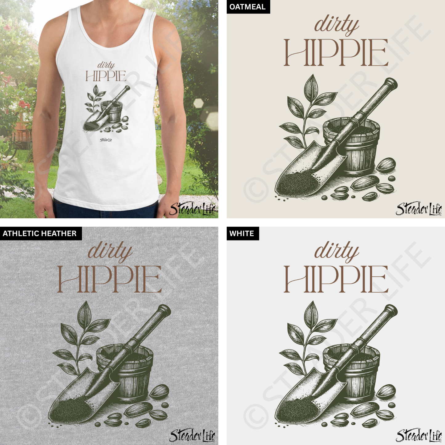 Dirty Hippie Dirt & Seeds - Men’s Staple Tank 3480