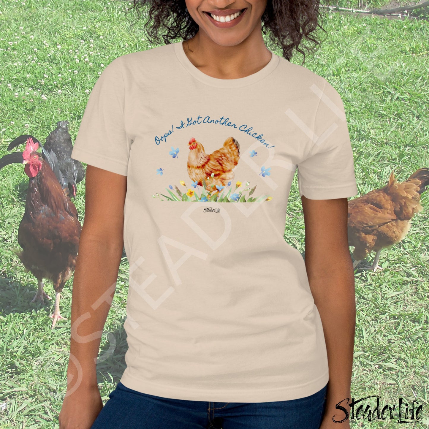 Oops Another Chicken - Unisex Staple Tee 3001
