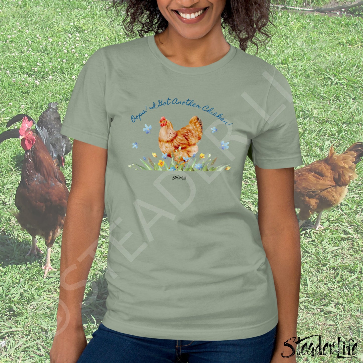 Oops Another Chicken - Unisex Staple Tee 3001