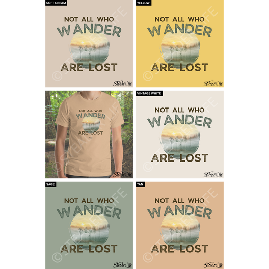 Not All Who Wander Forest - Men's Tee