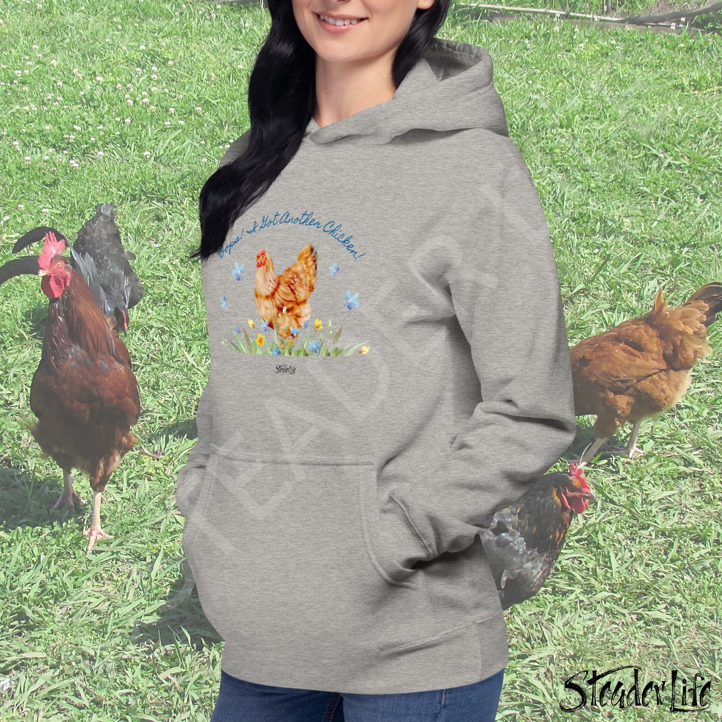 Oops Another Chicken - Unisex Cotton Hoodie M2580