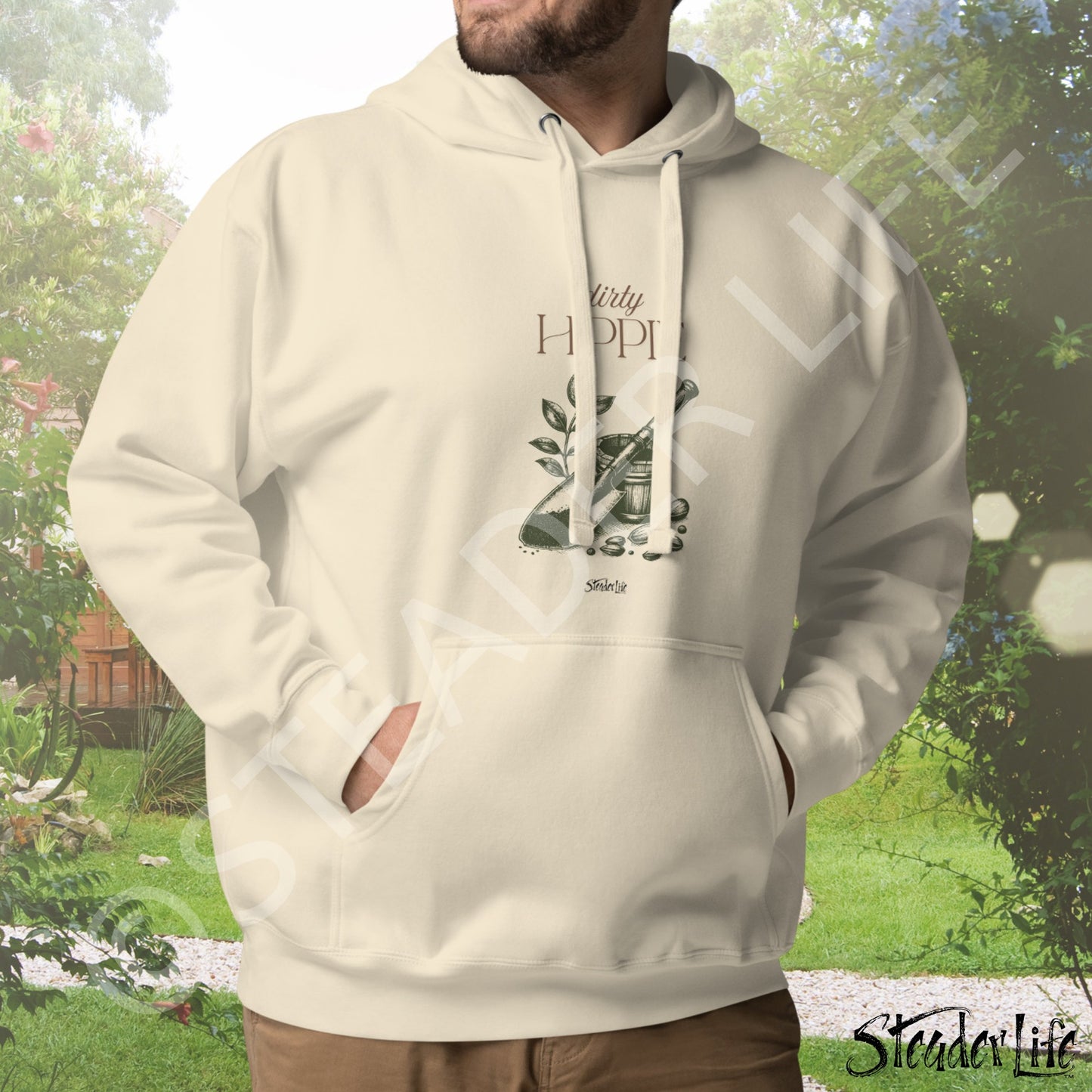 Dirty Hippie Dirt & Seeds - Unisex Cotton Hoodie M2580