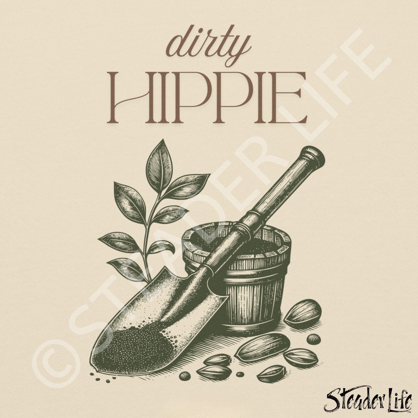 Dirty Hippie Dirt & Seeds - Unisex Cotton Hoodie M2580