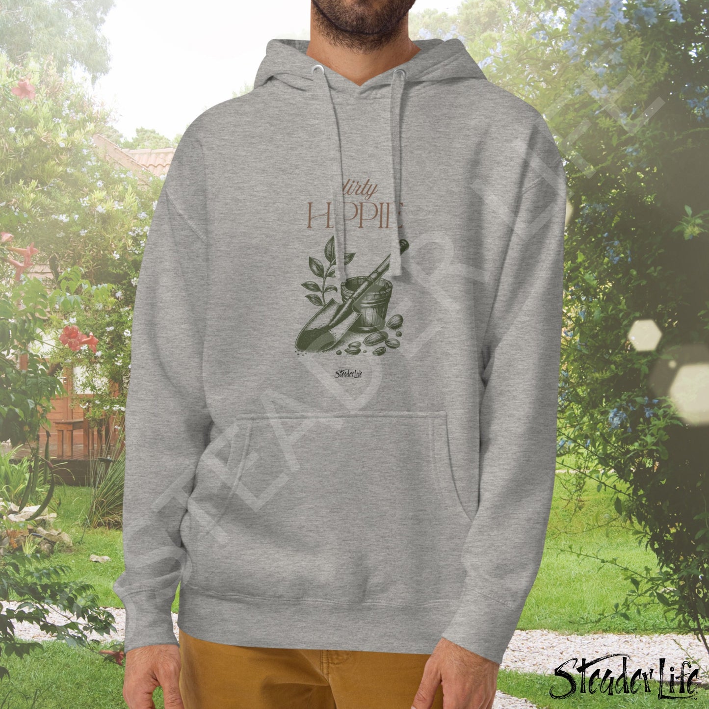 Dirty Hippie Dirt & Seeds - Unisex Cotton Hoodie M2580