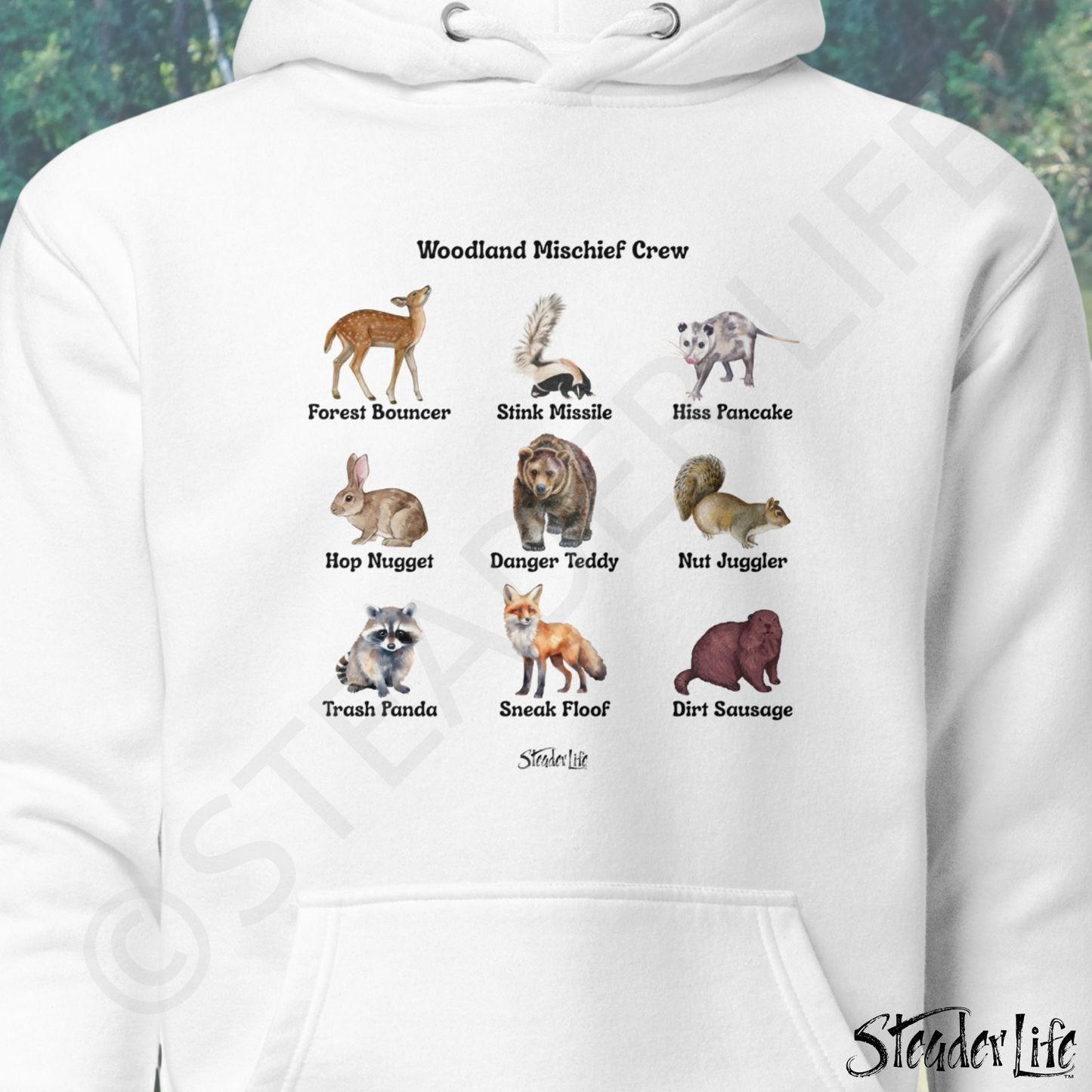 Woodland Mischief Crew - Unisex Cotton Hoodie M2580