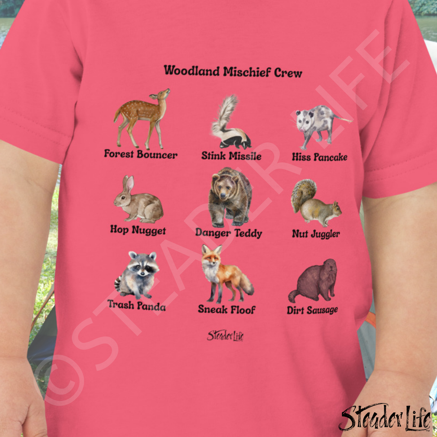 Woodland Mischief Crew - Toddler Jersey Tee 3321