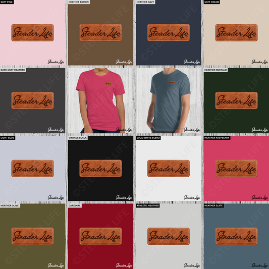 Ashe Leather Patch | Adult Tee