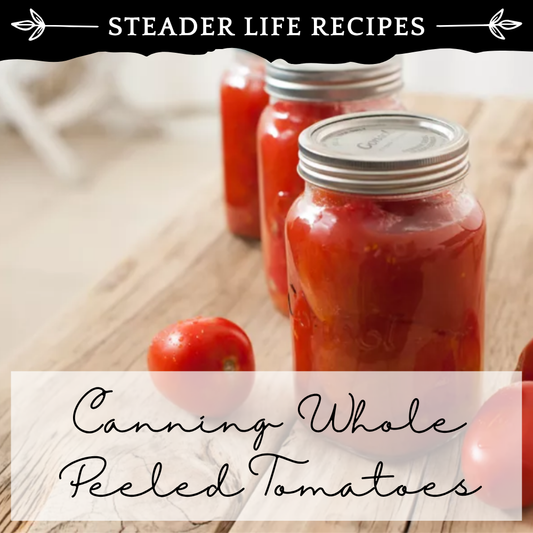 Canning Whole Peeled Tomatoes