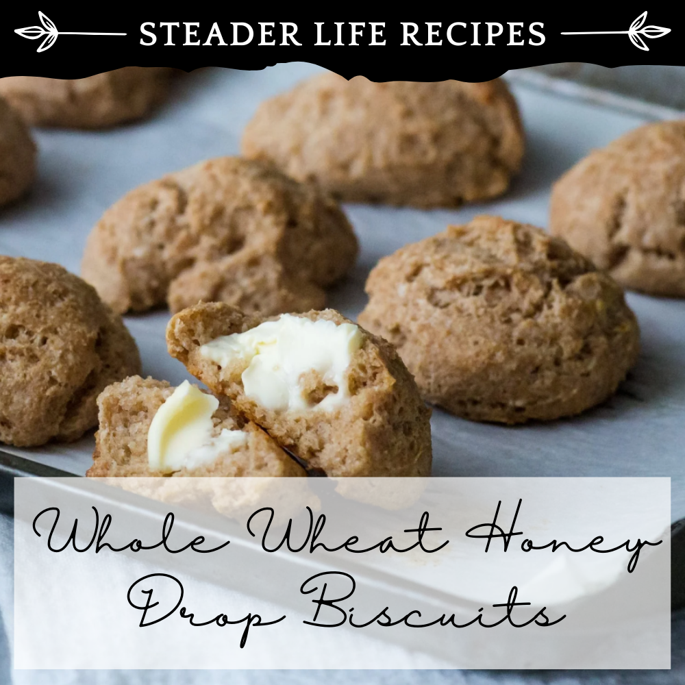 Whole Wheat Honey Drop Biscuits