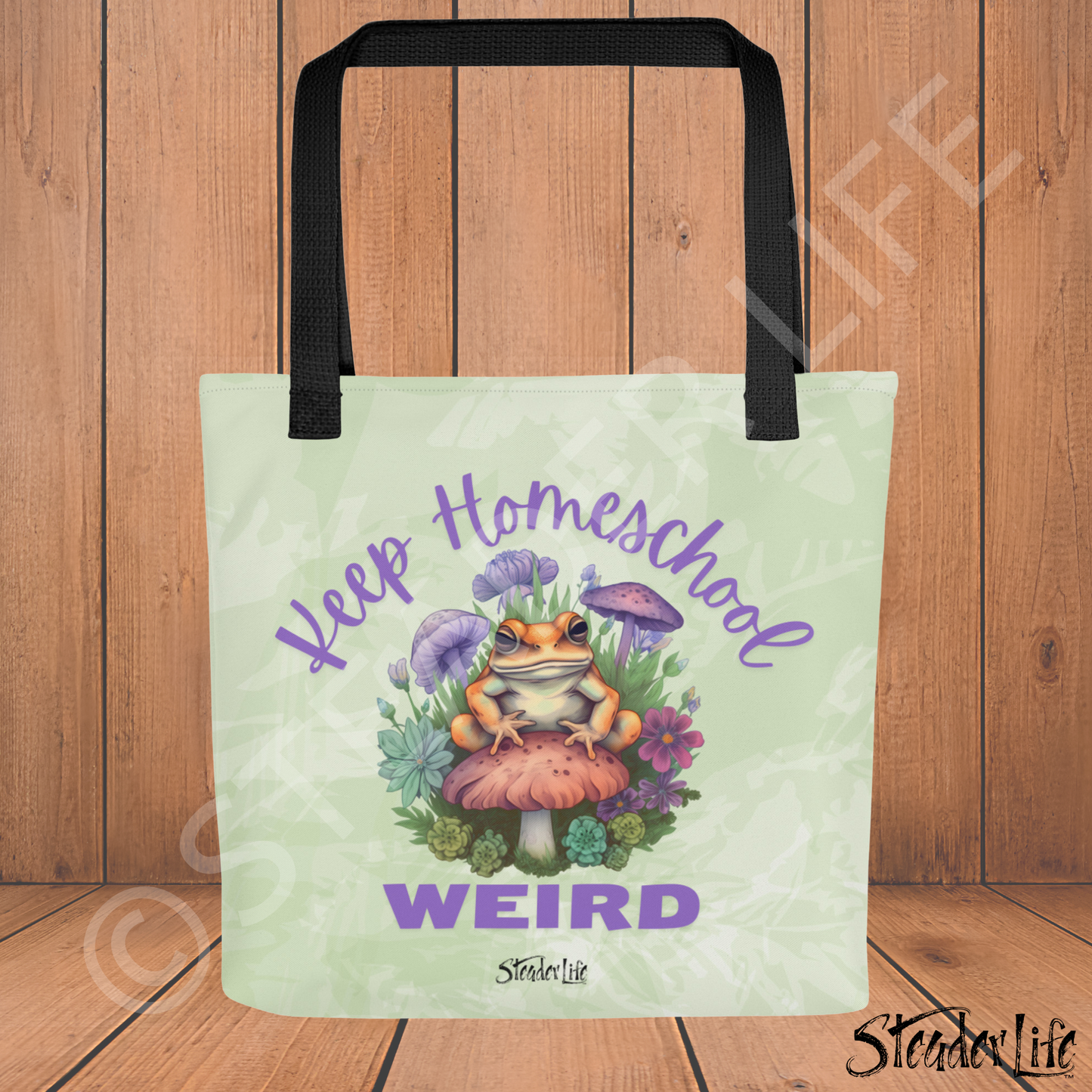 Keep Homeschool Weird Toad - Classic Tote Bag