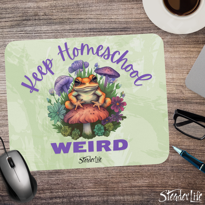 Keep Homeschool Weird Toad - Basic Mouse Pad