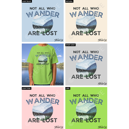 Not All Who Wander Lake - Kids Tee