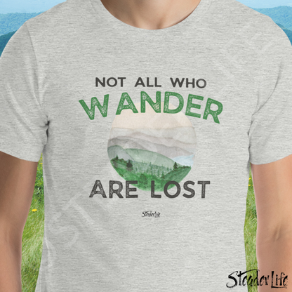 Not All Who Wander Mountains - Men's Tee