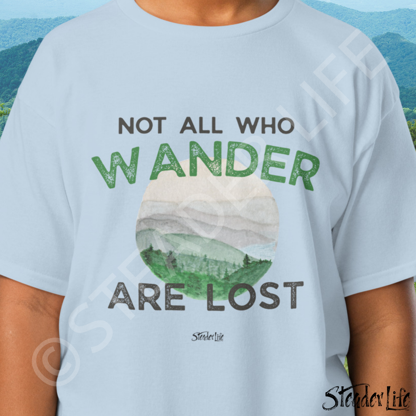 Not All Who Wander Mountains - Kids Tee