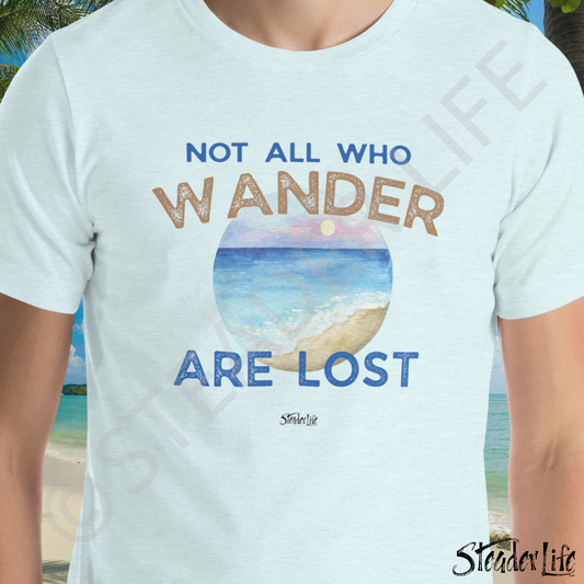 Not All Who Wander Ocean - Men's Tee