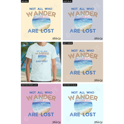 Not All Who Wander Ocean - Men's Tee