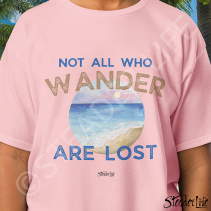 Not All Who Wander Ocean - Kids Tee