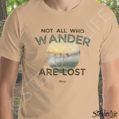 Not All Who Wander Forest - Men's Tee