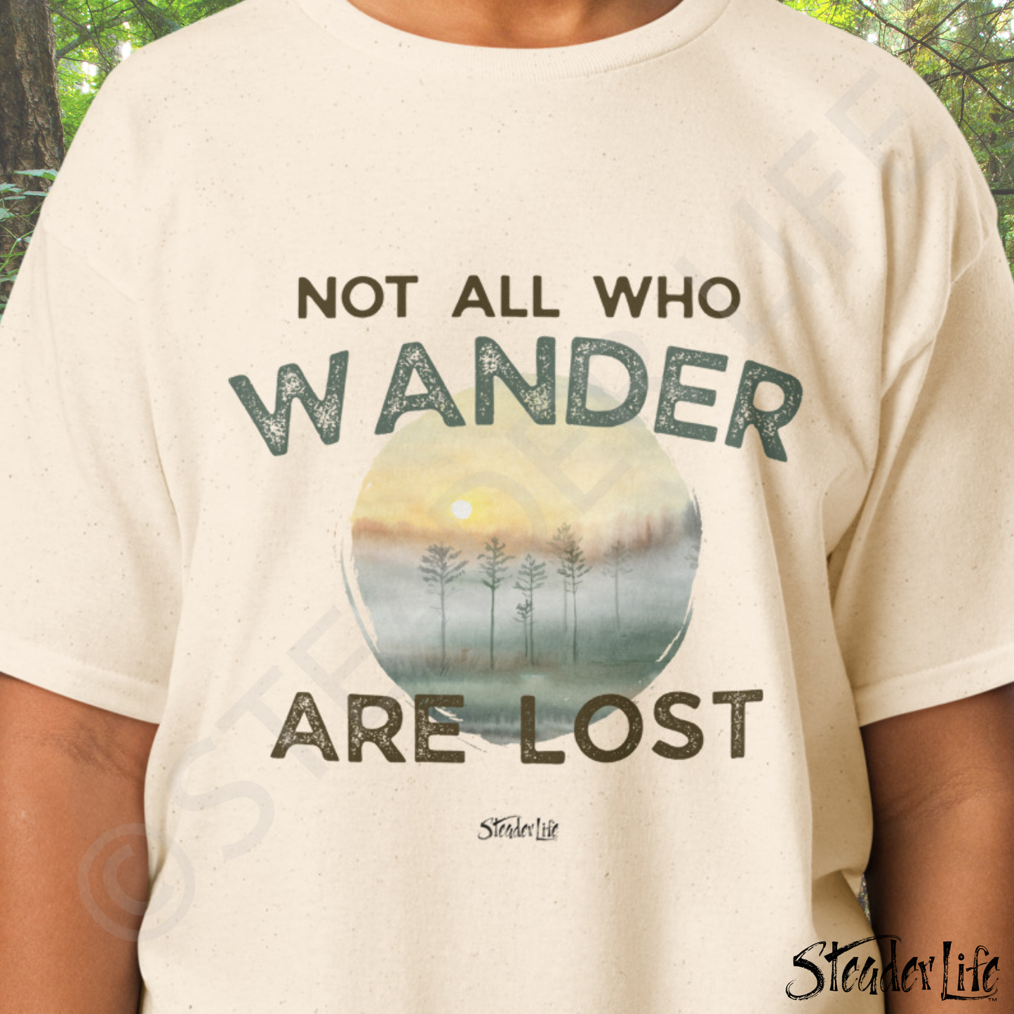 Not All Who Wander Forest - Kids Tee