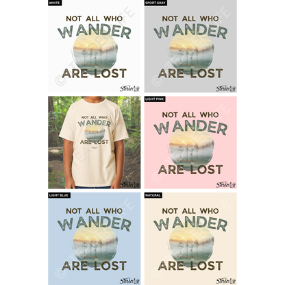 Not All Who Wander Forest - Kids Tee
