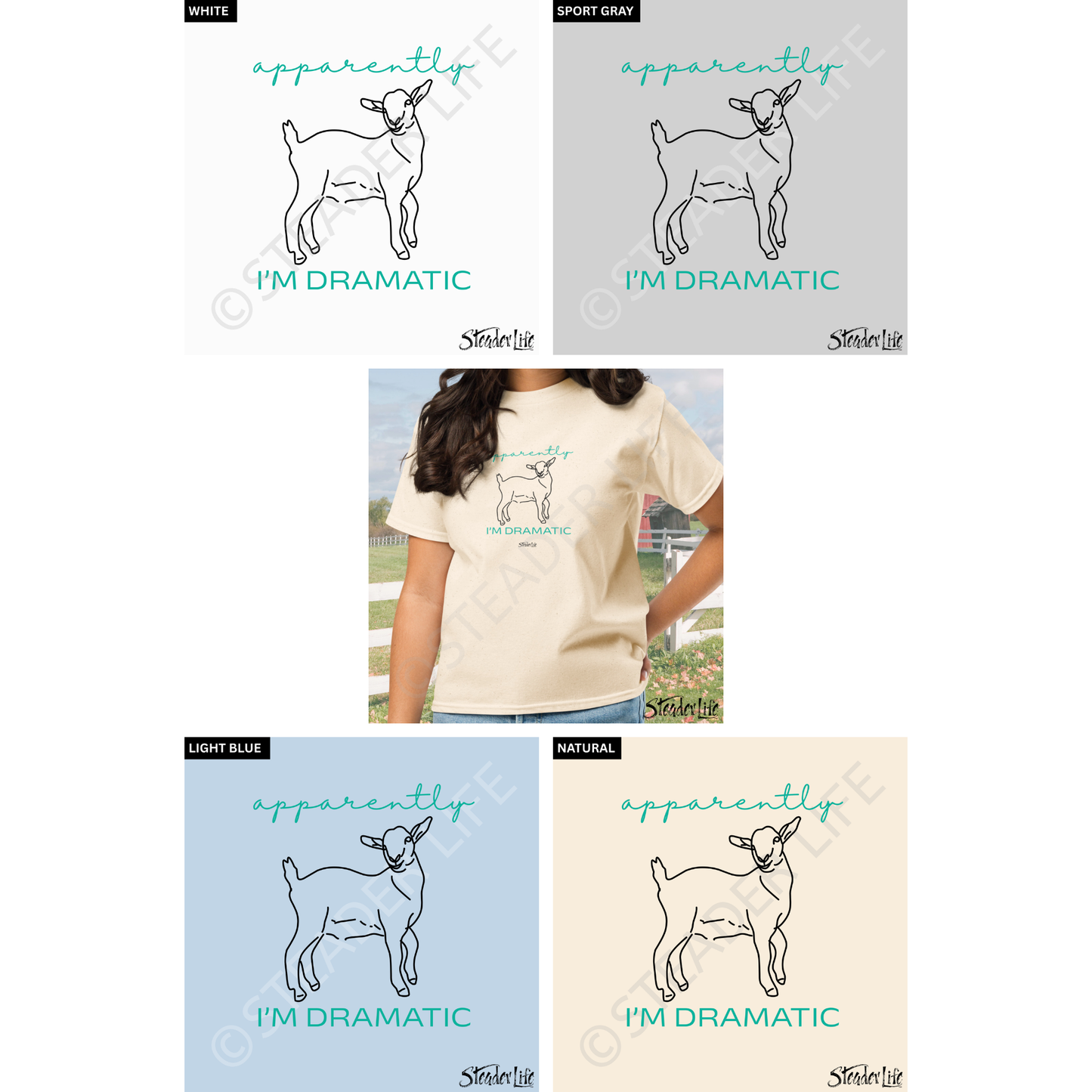 Apparently I'm Dramatic Goat - Kid Tee