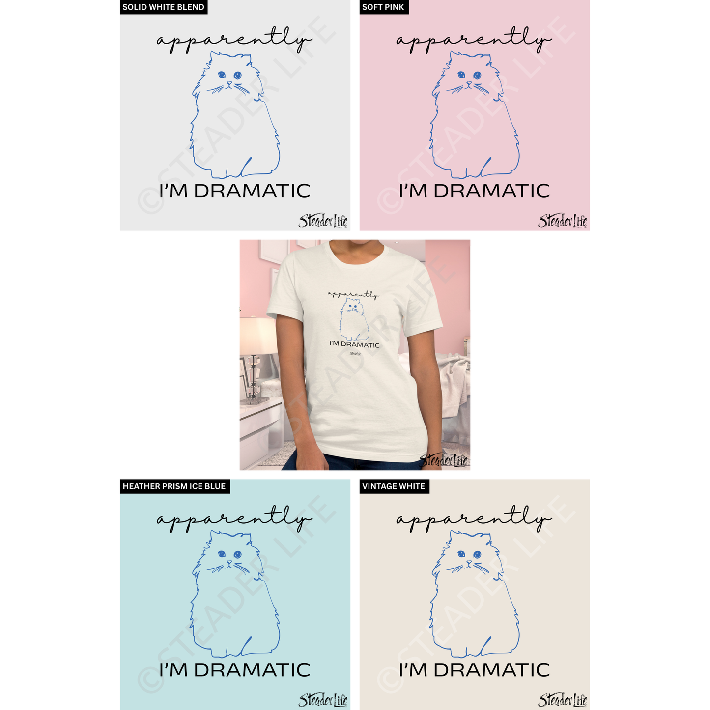 Apparently I'm Dramatic Cat - Women's Tee