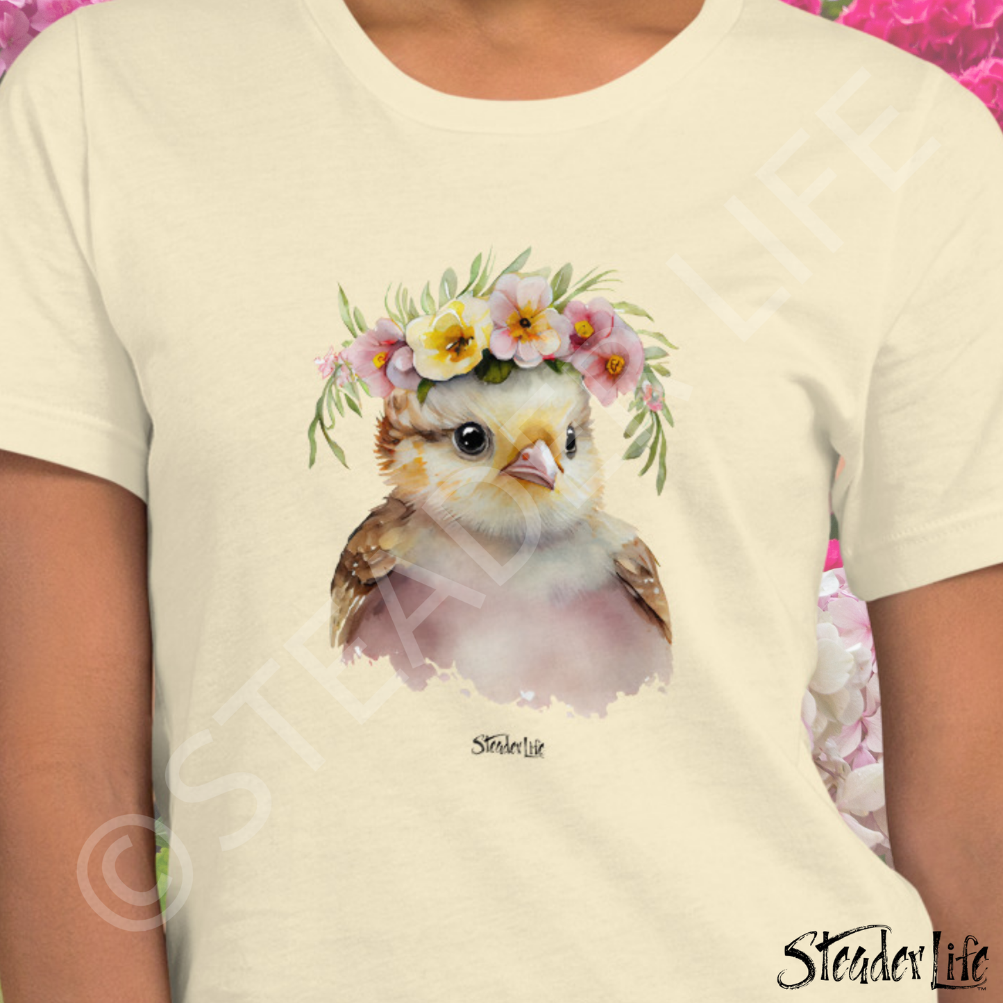 Beflowered Chick - Women's Tee