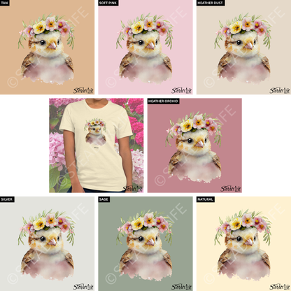 Beflowered Chick - Women's Tee