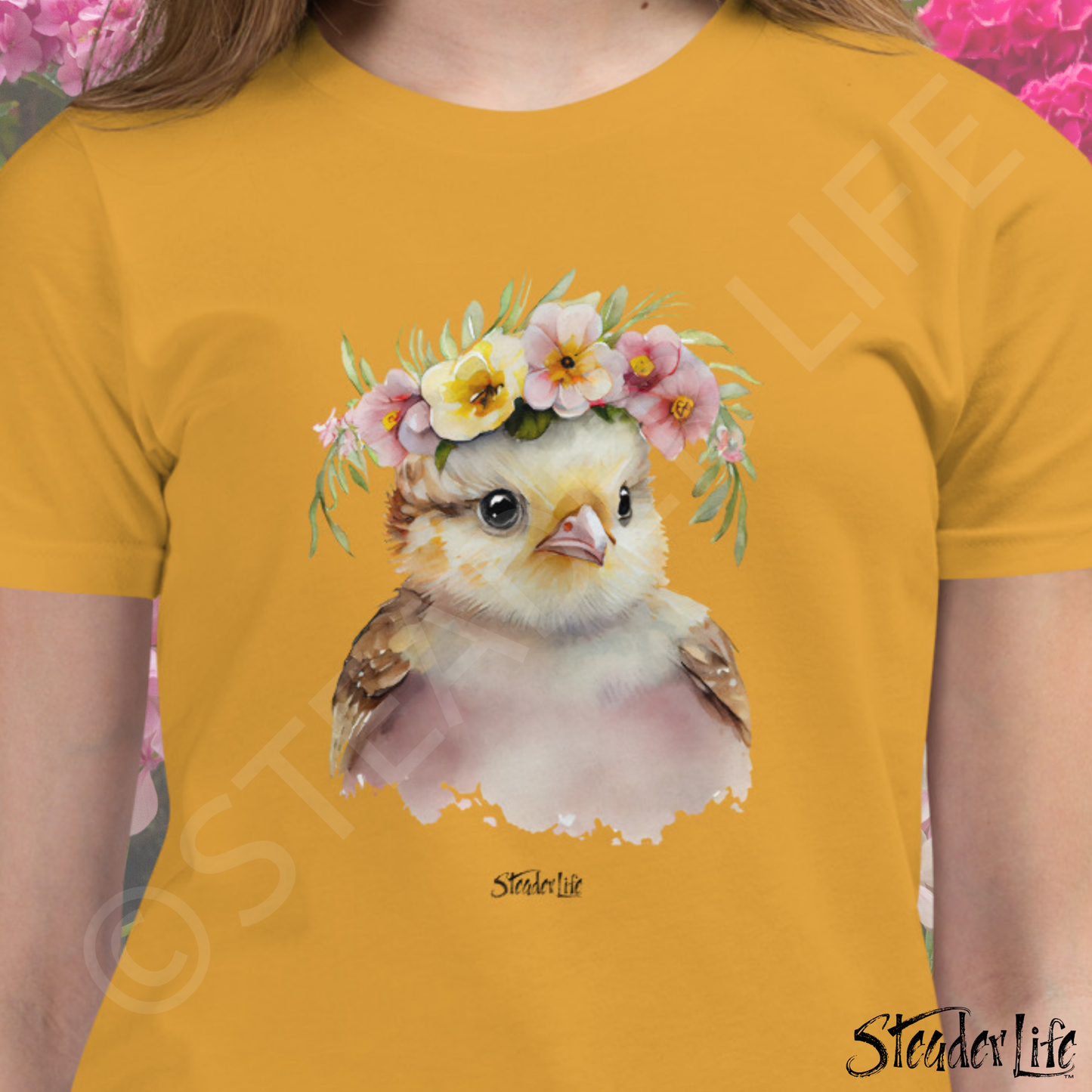 Beflowered Chick - Kids Tee