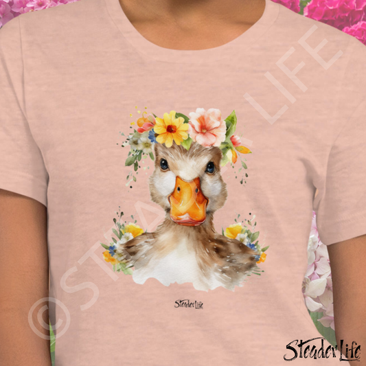 Beflowered Duck - Women's Tee