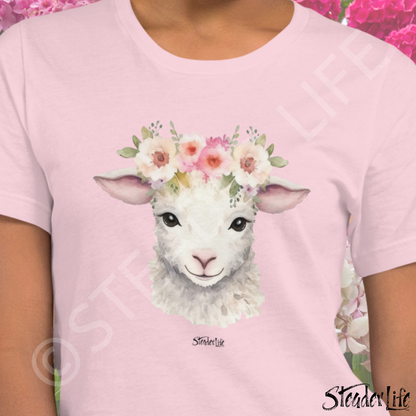 Beflowered Lamb - Women's Tee