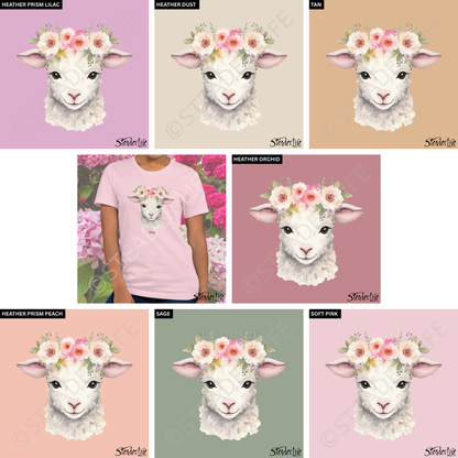Beflowered Lamb - Women's Tee