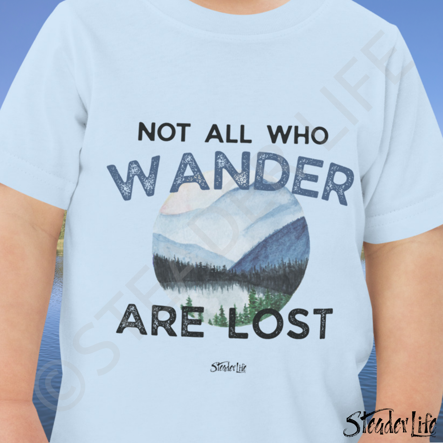 Not All Who Wander Lake - Toddler Tee