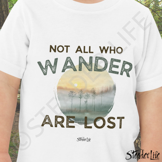 Not All Who Wander Forest - Toddler Tee