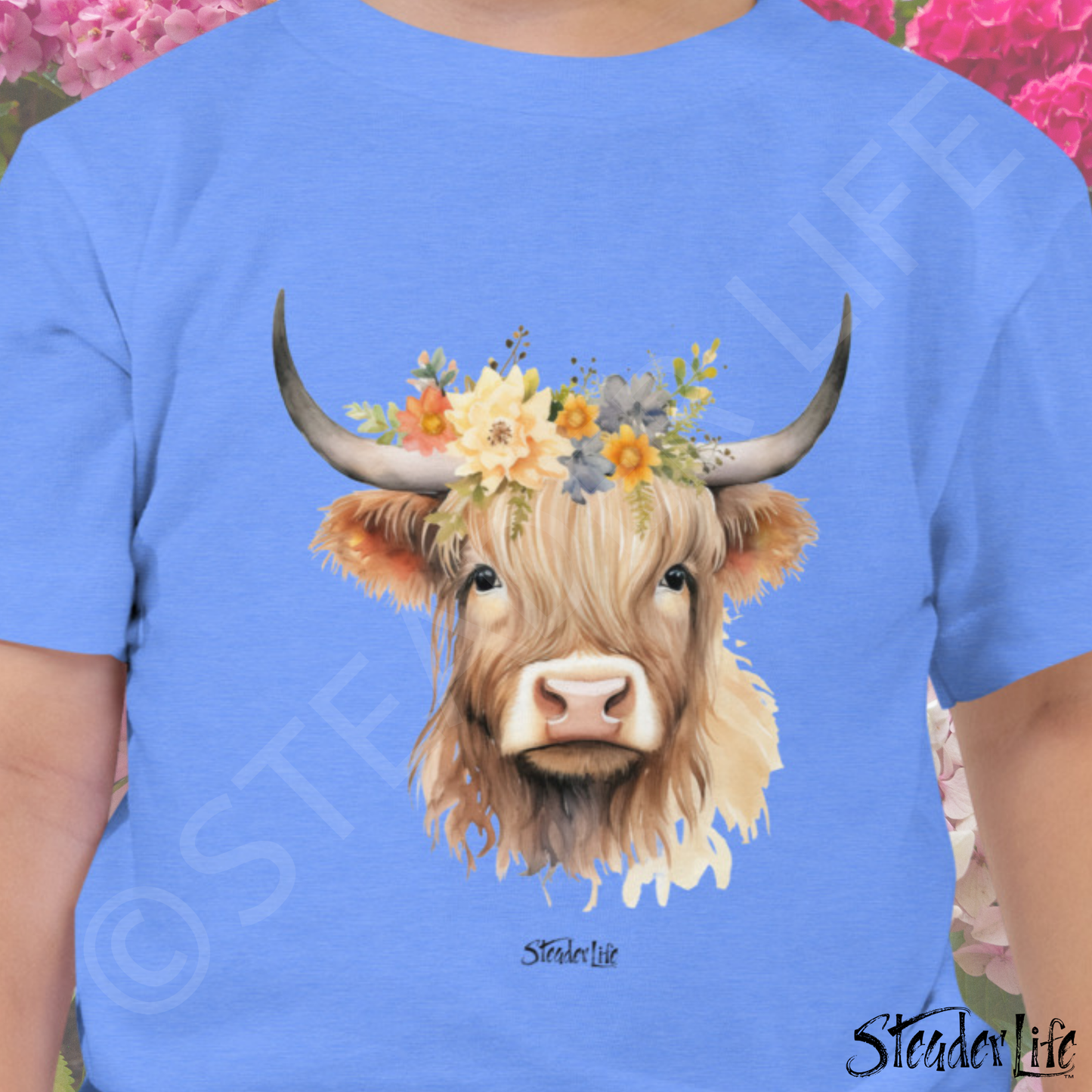 Beflowered Cow - Toddler Tee