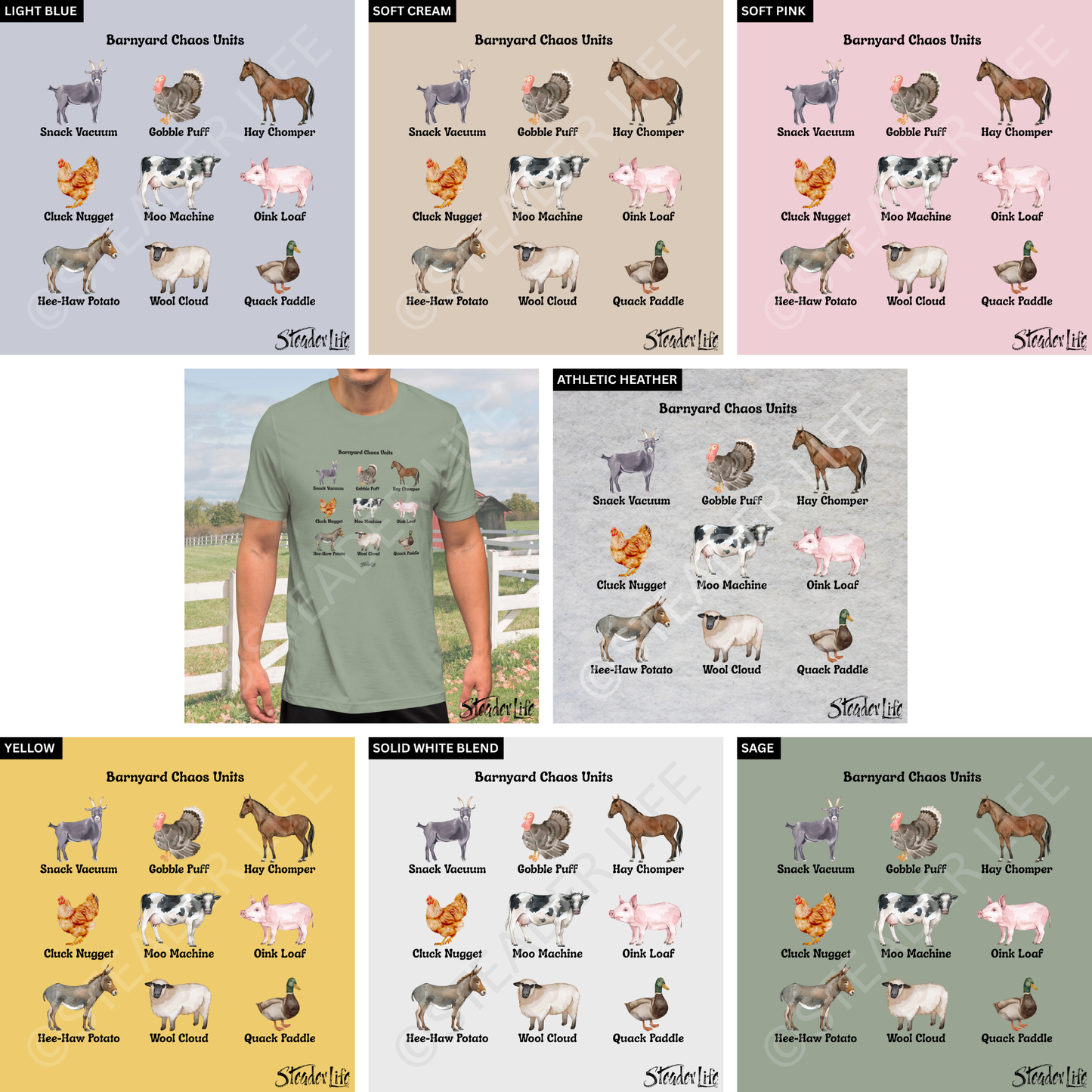 Barnyard Chaos Units - Adult Tee