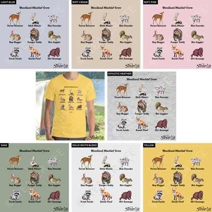 Woodland Mischief Crew - Adult Tee