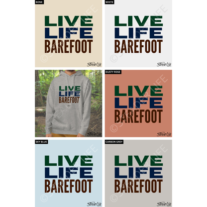 Live Life Barefoot Bold - Men's Hoodie