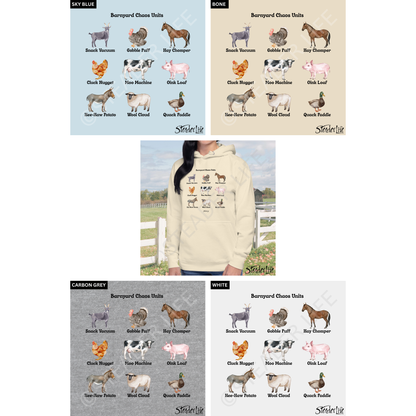 Barnyard Chaos Units - Adult Hoodie