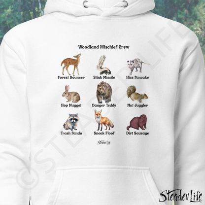 Woodland Mischief Crew - Unisex Cotton Hoodie M2580