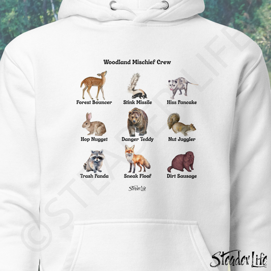 Woodland Mischief Crew - Unisex Cotton Hoodie M2580
