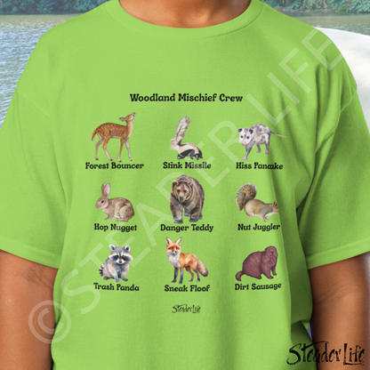 Woodland Mischief Crew - Kids Classic Tee 5000B