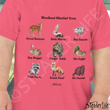 Woodland Mischief Crew - Toddler Jersey Tee 3321