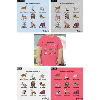 Woodland Mischief Crew - Toddler Jersey Tee 3321