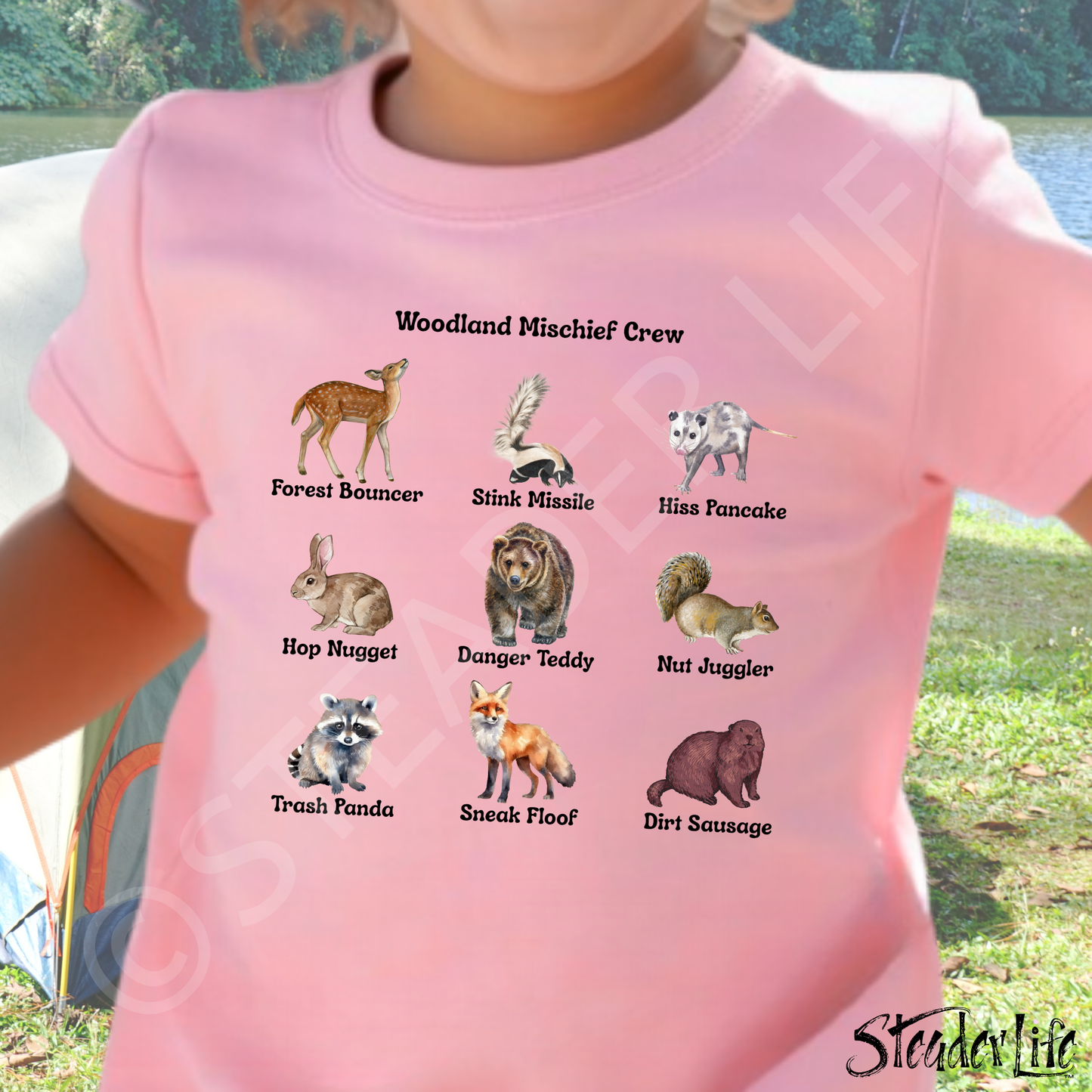 Woodland Mischief Crew - Baby Jersey Tee 3322