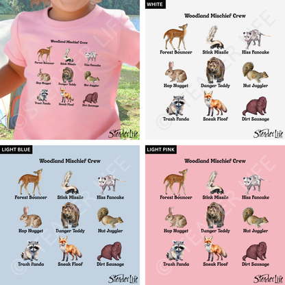 Woodland Mischief Crew - Baby Jersey Tee 3322