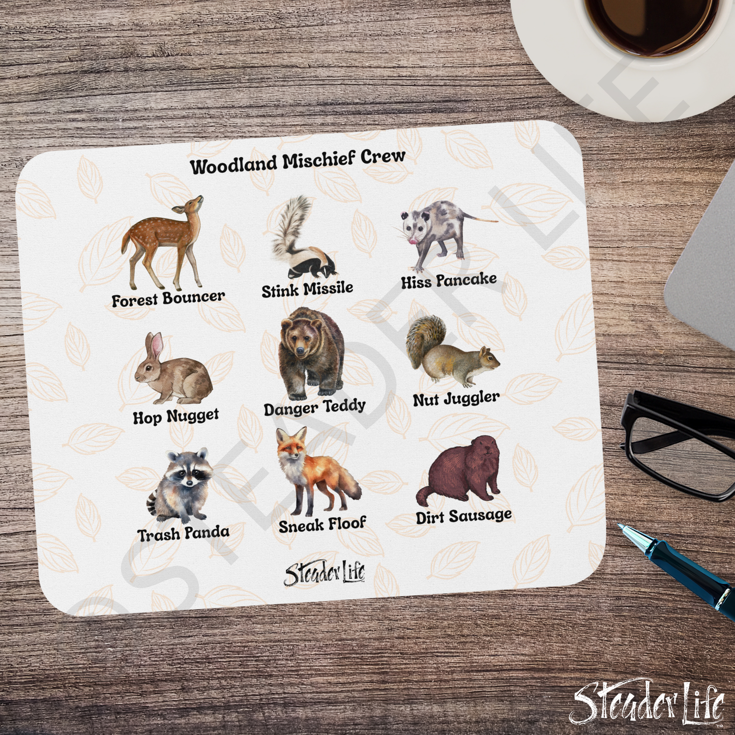 Woodland Mischief Crew - Mouse Pad