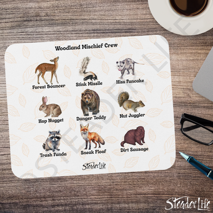 Woodland Mischief Crew - Basic Mouse Pad