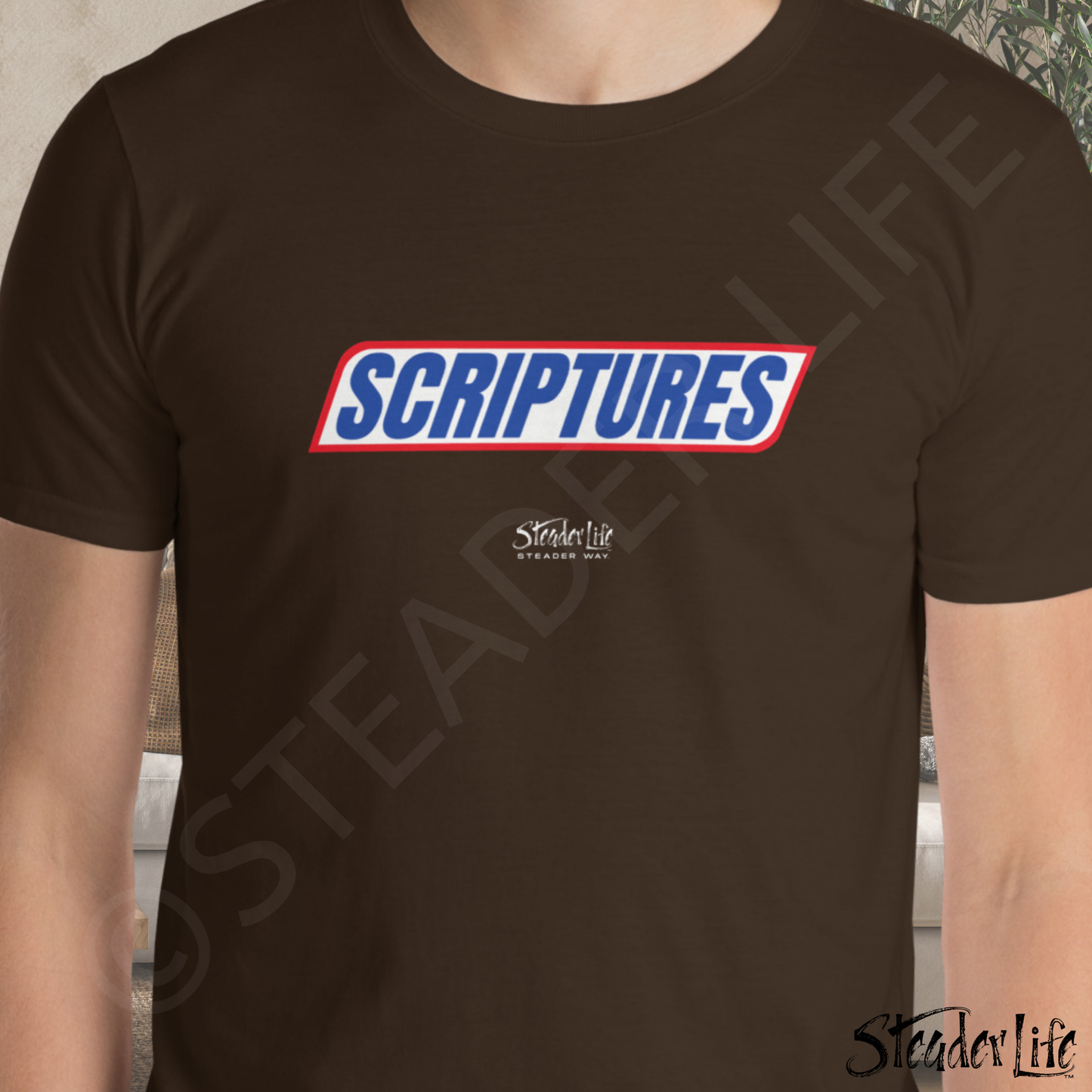 Scriptures Chocolate - Unisex Basic Tee 64000
