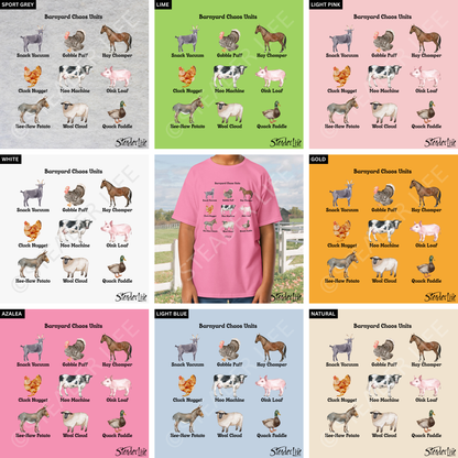 Barnyard Chaos Units - Kids Tee